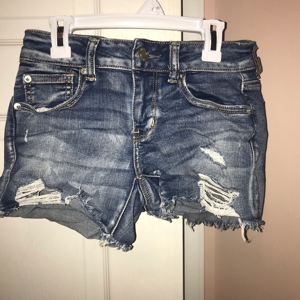 American Eagle jean shorts (next level stretch X)